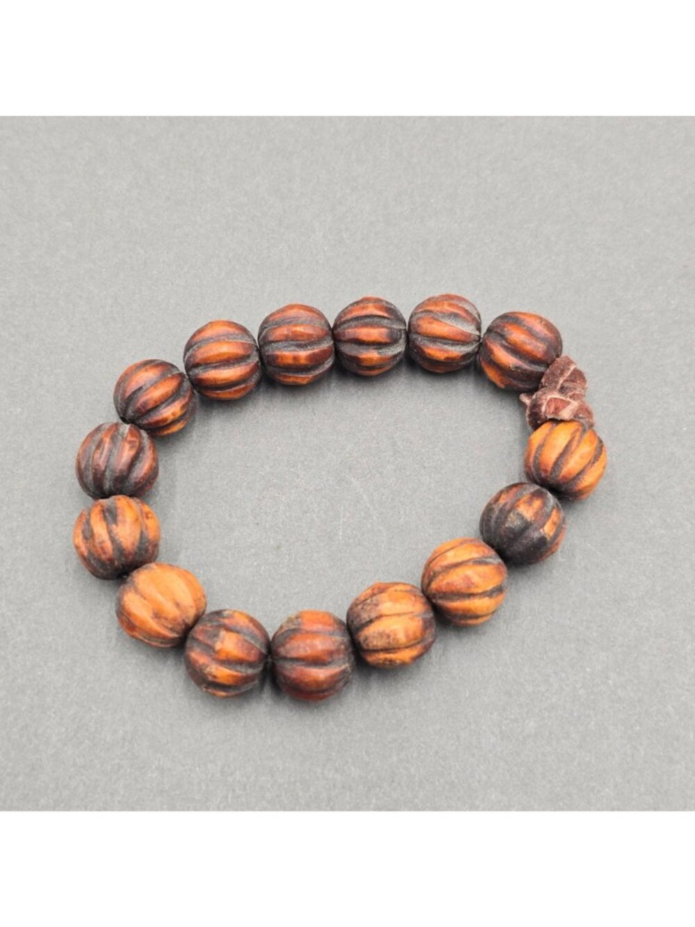Vintage Wooden Bracelet 7"-8" Bangle Cuff Stretch Stackable Lot of 4 - Picture 2 of 12